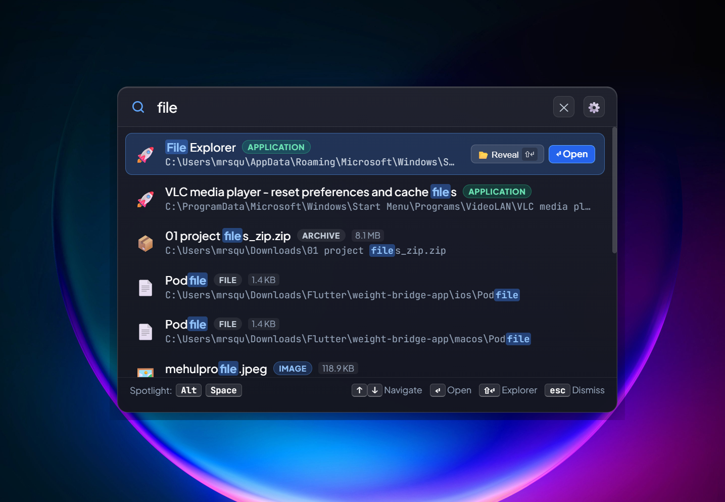 Multi-Threaded Instant File Search