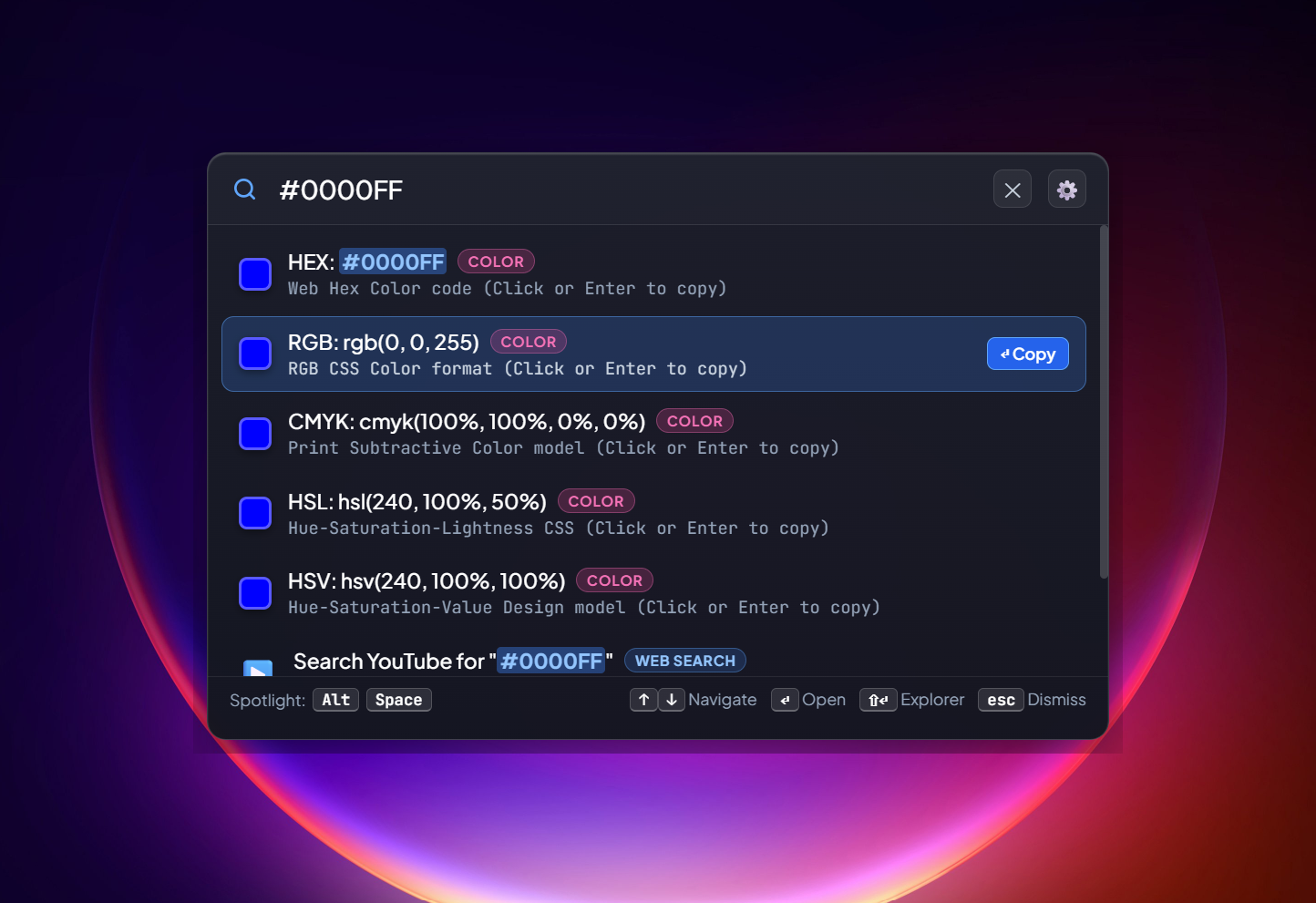 Universal Color Inspector & Conversion